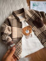 دو تکه شکت پاییزه و بلوز خرسی👌 - Image 3