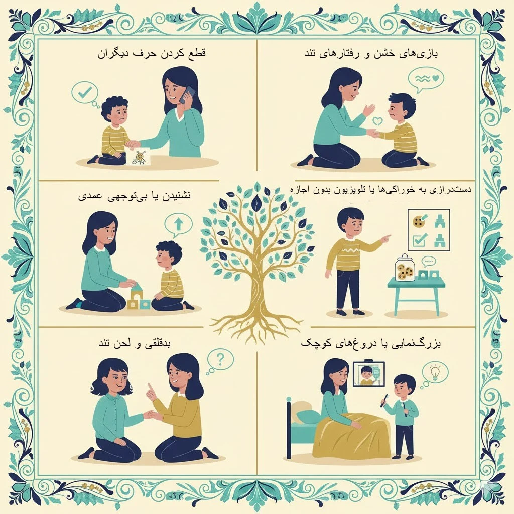 ۶ رفتار چالش‌برانگیز کودکان پیش‌دبستانی و بهترین روش برخورد با آن‌ها