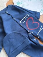 سرهمی نخ پنبه کلاهدار طرح boy - Image 3