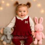 ❤️ست بلوز شلوار و سارافن ترانه❤️ ارسال 23 الا 25 آذر - Image 4