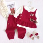 ❤️ست بلوز شلوار و سارافن ترانه❤️ ارسال 23 الا 25 آذر - Image 2