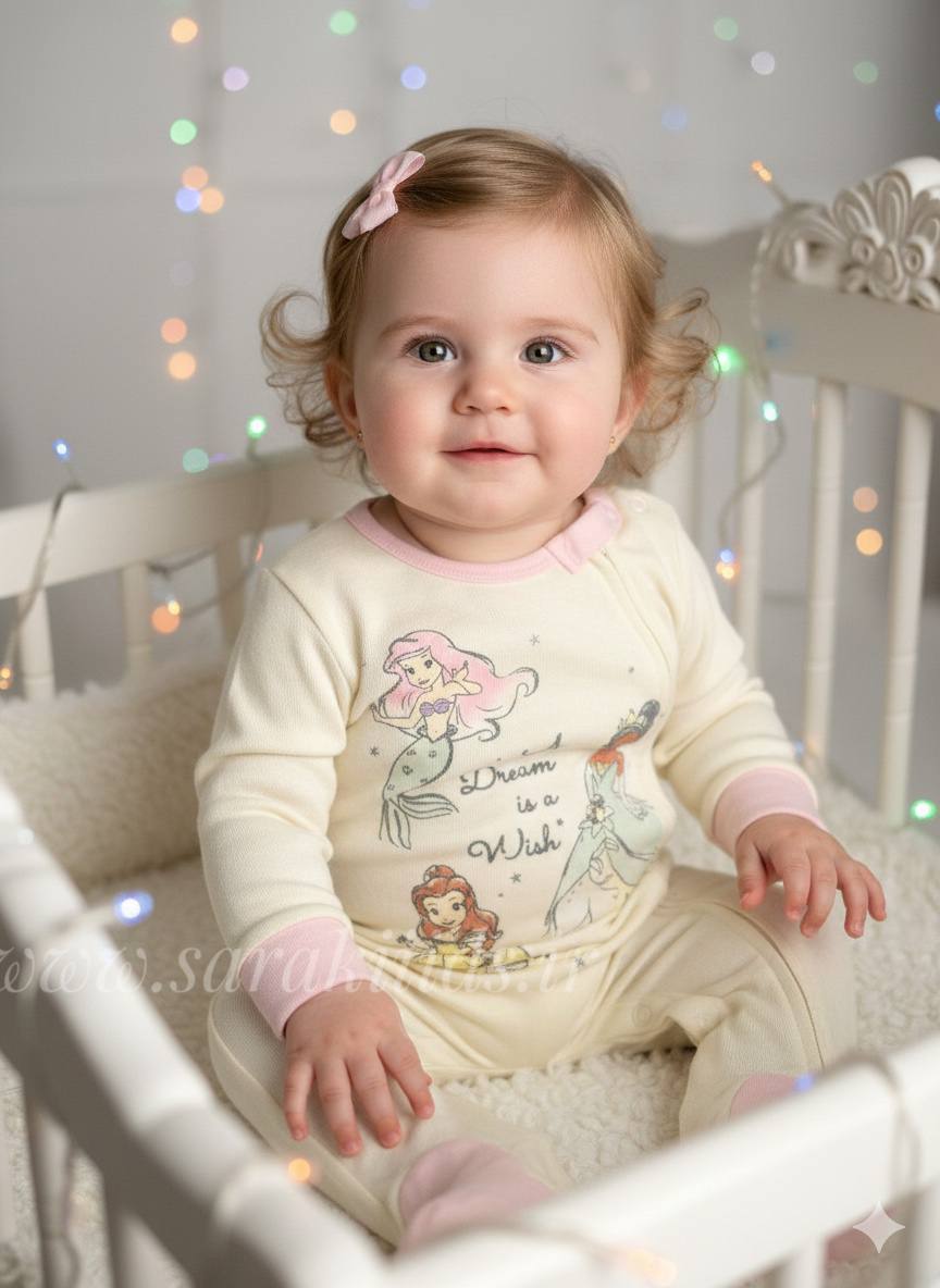 SK46528 سرهمی های جورابدار پرنسسی ها (صورتی) از برند Disney - Image 1