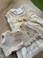 سارافون بافت با ژاکت بافت دخترانه - Image 5