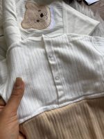 ست بیمارستانی نوزادی هفت تکه نخ پنبه (طرح خرسی) - تصویر 4