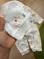 سرهمی نوزادی نخ پنبه کلاهدار طرح (تدی) - تصویر 3