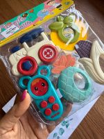 دندانگیر و اسباب بازی صدادار پازل baby rattle