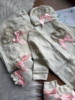 هفت تکه نخ پنبه خرس تاج و پاپیون - Image 6