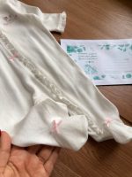 سرهمی نوزادی وارداتی گلدوزی شده - Image 3