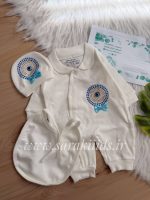 ست سه تکه بیمارستانی نوزادی طرح جذاب چشمنظر - Image 5