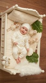 سرهمی کلاهدار نخ پنبه صدف - Image 4
