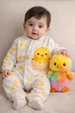 سرهمی نخ پنبه جوجک طرح 3
