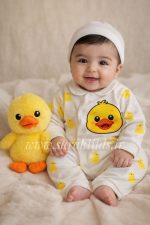 سرهمی نخ پنبه جوجک طرح 1 (صورت)