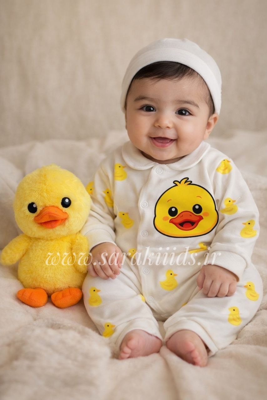 SK77686.1 سرهمی نخ پنبه جوجک طرح 1 (صورت) - Image 1