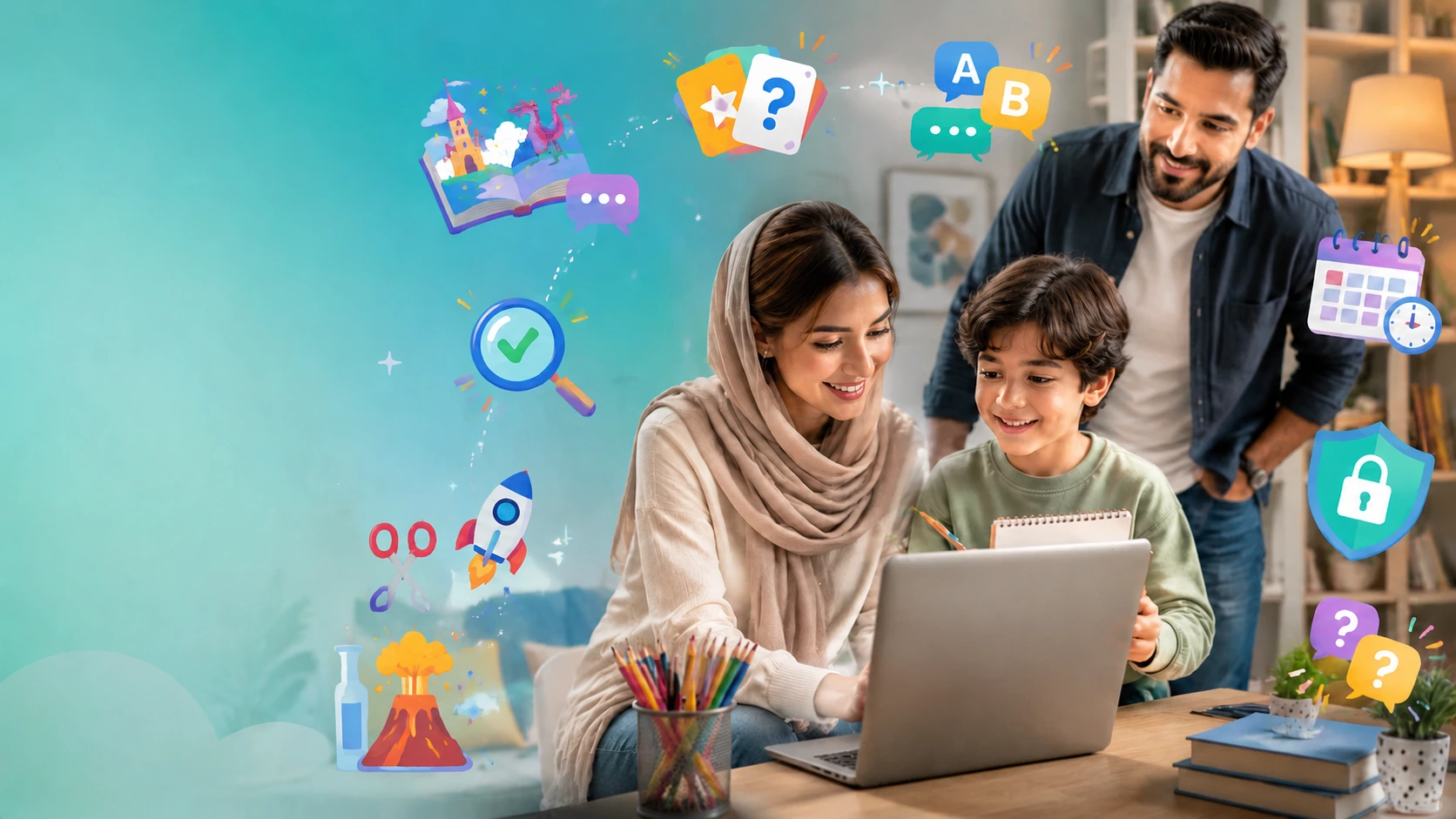 هوش مصنوعی برای کودکان: 8 کاربرد خلاقانه و رایگان + نکات مهم برای والدین