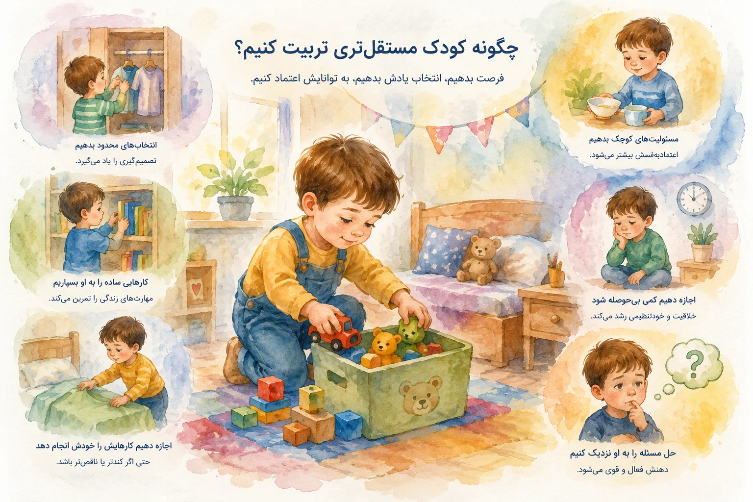 فرزندپروری مینیمال چیست؟ چگونه بدون خریدهای اضافی، کودک شادتر و مستقلتری تربیت کنیم؟