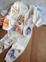 سه تکه نخ پنبه طرح وینی پو آبرنگی - Image 5