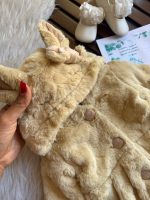 پالتو خرگوشی بهمراه کیف دوشی زمستانه نوزادی - Image 2