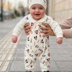 سرهمی نخ پنبه طرح میکی و مینی موس