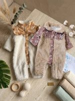 سرهمی گرم نوزاد دخترانه تدی گلدار در 2 رنگ