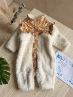 سرهمی گرم نوزاد دخترانه تدی گلدار در 2 رنگ - Image 2