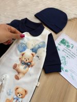 سرهمی نخ پنبه طرح تدی بادکنکی - تصویر 3