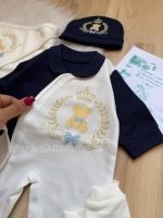 شش تکه نخ پنبه طرح رویال - تصویر 6
