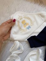 شش تکه نخ پنبه طرح رویال - تصویر 3