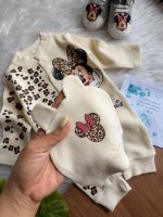 سرهمی نخ پنبه بیسکوئیتی مینی موس پلنگی - تصویر 3