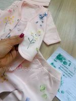 سه تکه نخ پنبه طرح گل - تصویر 3
